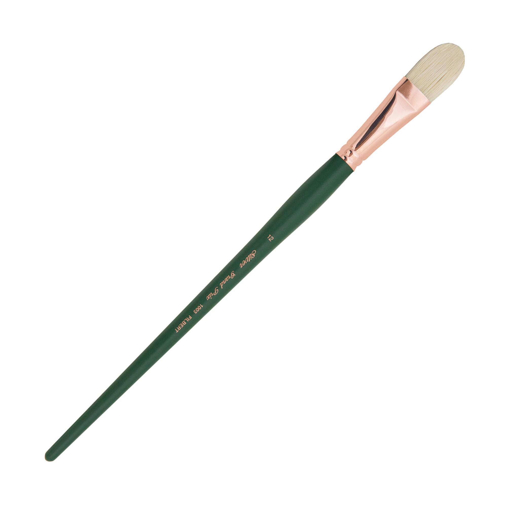 Silver Brush Limited Grand Prix® Series 1003 Size 12 Long Handle Filbert Brush